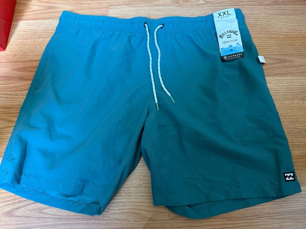 Men’s Billabong Board Shorts All Day Layback Shorts Trunks XXL Short Length NWT